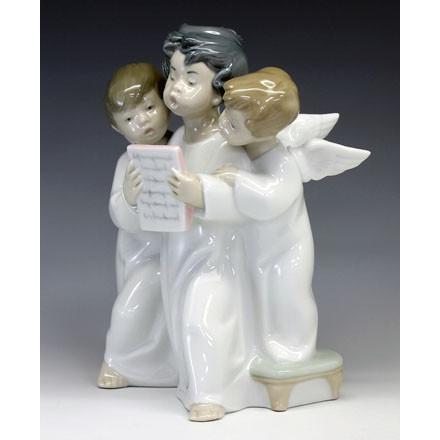 リヤドロ（Lladro リアドロ 陶器人形 置物） 天使 天使のコーラス#ldr