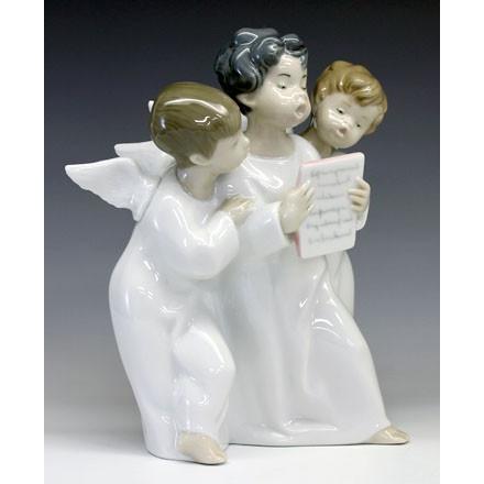 リヤドロ（Lladro リアドロ 陶器人形 置物） 天使 天使のコーラス#ldr