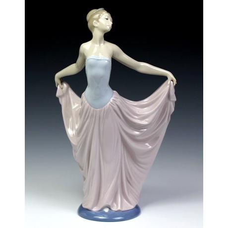 LLADRO リヤドロ 踊る少女 5050 フィギュリン 陶器 リヤドロ（Lladro リアドロ 陶器人形 置物） 乙女 踊る少女#ldr-5050