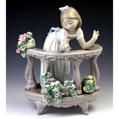 リアドロ LLADRO 陶器 人形 置物 花と少女 【公式通販】