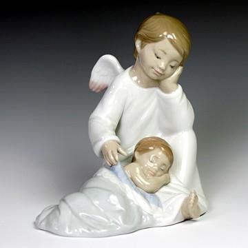リヤドロ（Lladro リアドロ 陶器人形 置物） 天使 守ってあげるよ#ldr 