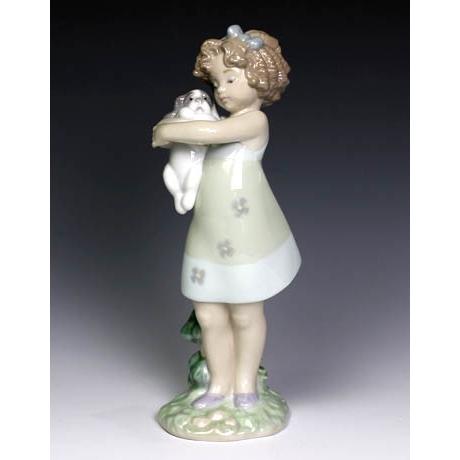 LLADRO リアドロ　ポメラニアン　陶器 未使用】LLADRO リアドロ ポメラニアン フィギュリン - メルカリ