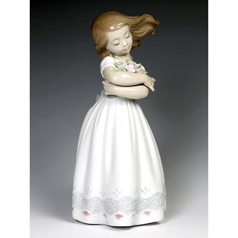 LLADRO リヤドロ(Lladro リアドロ 陶器人形 置物) 花と少女 LLADRO リヤドロ(Lladro リアドロ 陶器人形 置物) 花と少女