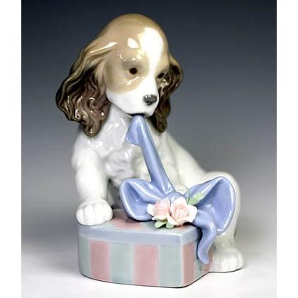 リヤドロ（Lladro リアドロ 陶器人形 置物） 動物 待ちきれなくて#ldr