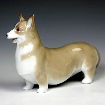 リヤドロ（Lladro リアドロ 陶器人形 置物） 動物 ウェルシュ