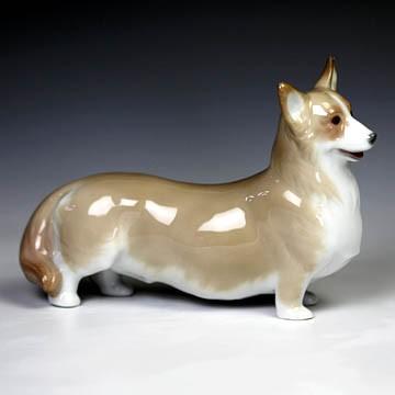 リヤドロ（Lladro リアドロ 陶器人形 置物） 動物 ウェルシュ