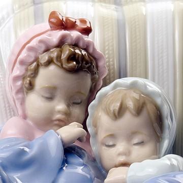 リヤドロ LLADRO リヤドロ（Lladro リアドロ 陶器人形 置物） 赤ちゃん ゆめでも一緒