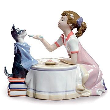 アンティークポストカード　イースターのウサギとお揃いワンピの可愛い少女たち アンティークポストカード イースターのウサギとお揃いワンピの可愛い