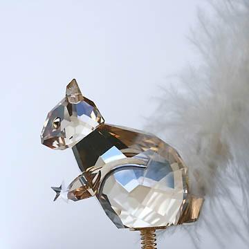 Swarovski リスの置物 約6cm Swarovski リスの置物 約6cm