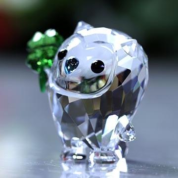 スワロフスキー Tomaso lovelots 特大サイズ パグ ブル 置物 SWAROVSKI