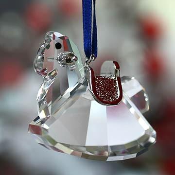訳ありスワロフスキー 置物（Swarovski） オーナメント ロッキング 