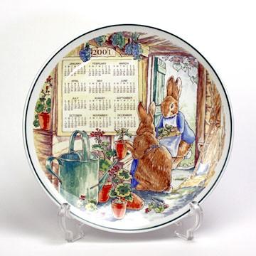 ウエッジウッド（Wedgwood） ピーターラビット 2001年カレンダー 
