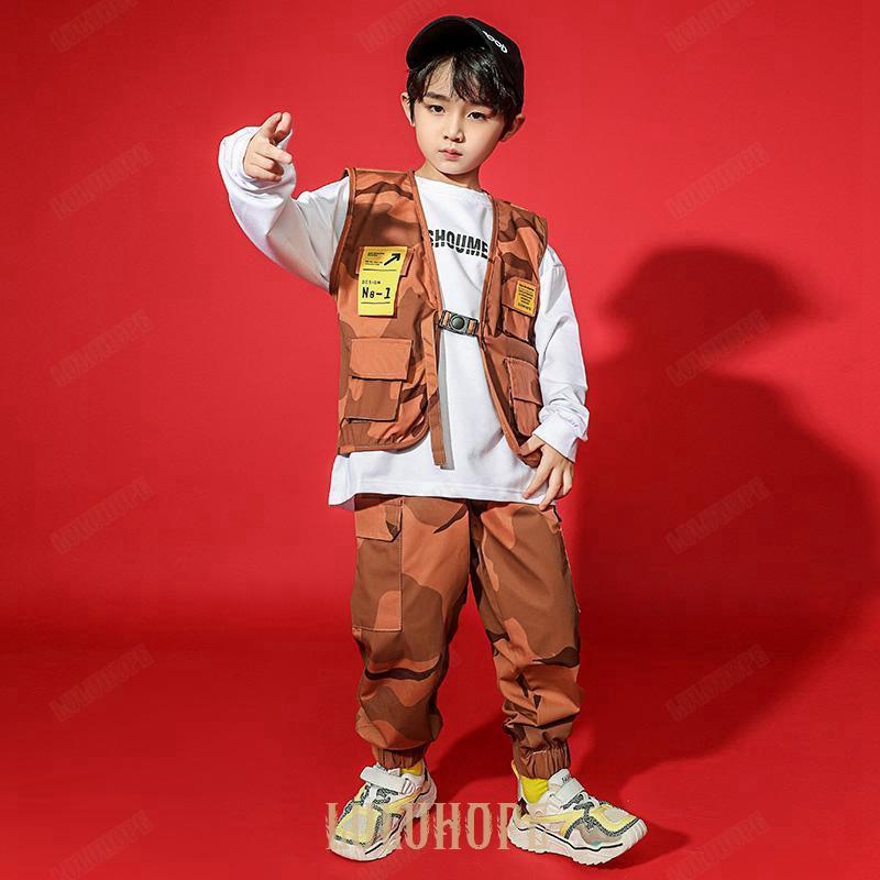 キッズダンス衣装 ヒップホップ HIPHOP セットアップ トップス パンツ 子供 男の子 女の子 ガールズ チア ジャズダンス ステージ衣装 練習着 応援団 演出服｜bonecom2023｜03