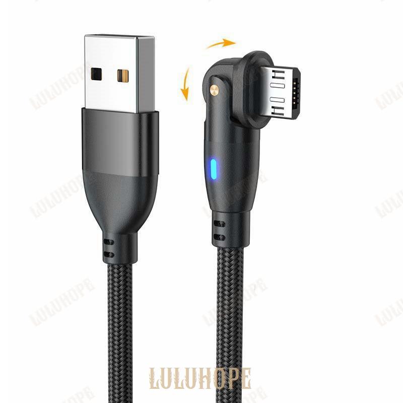 USB Type-c ケーブル Micro iPhone 180度 回転 2ｍ タイプc 充電ケーブル l型 USBケーブル スマホ コード 携帯 高速充電｜bonecom2023｜15