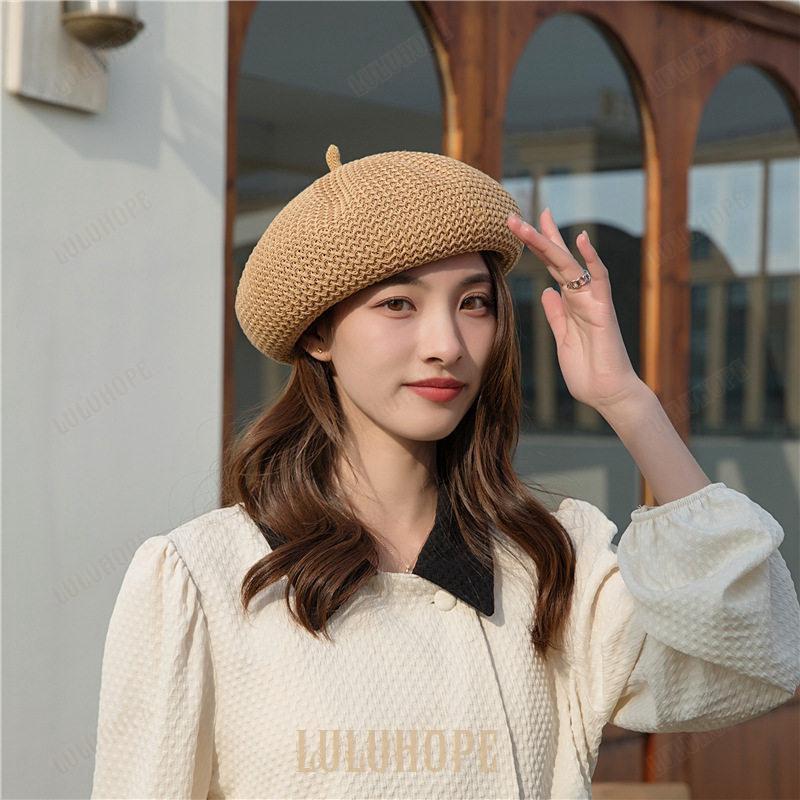 ベレー帽 メッシュ 春夏 帽子 レディース ざっくり 涼しい 調節 ベレー帽 メッシュ 春夏 帽子 レディース ざっくり 涼しい 調節