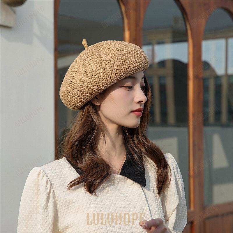 ベレー帽 メッシュ 春夏 帽子 レディース ざっくり 涼しい 調節 ベレー帽 メッシュ 春夏 帽子 レディース ざっくり 涼しい 調節