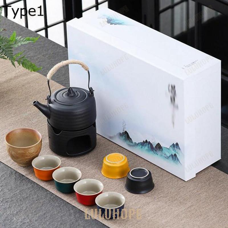 急須セット 湯飲み 中国茶器セット ティーカップ 陶瓷茶具 携帯用茶具  