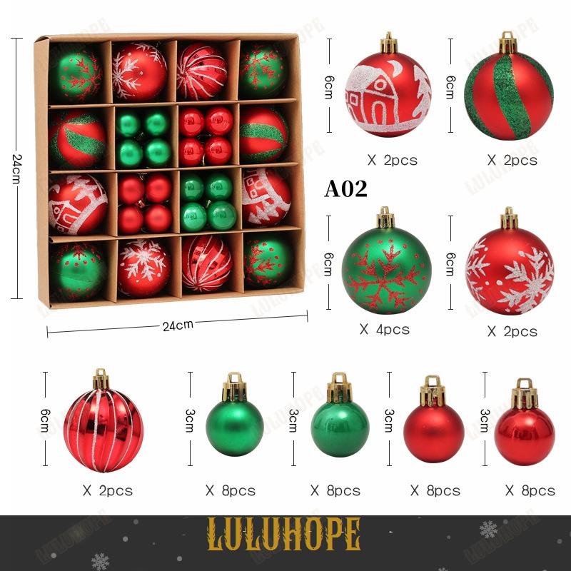 クリスマスツリー オーナメント 飾り ボール 44個入 北欧 クリスマスツリー オーナメント 飾り ボール 44個入 北欧