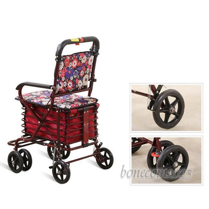 シルバーカー 老人用 手押し車 折りたためる フットペダル付き 高齢者 買い物カート おしゃれ 歩行介助 補助具 散歩 座面付き 高さ調節 ブレーキ付き シルバーカー 老人用 手押し車 折りたためる フットペダル付き 高齢者 買い物カート おしゃれ 歩行介助 補助具 散歩 座面付き 高さ調節 ブレーキ付き タイプCワインレッド