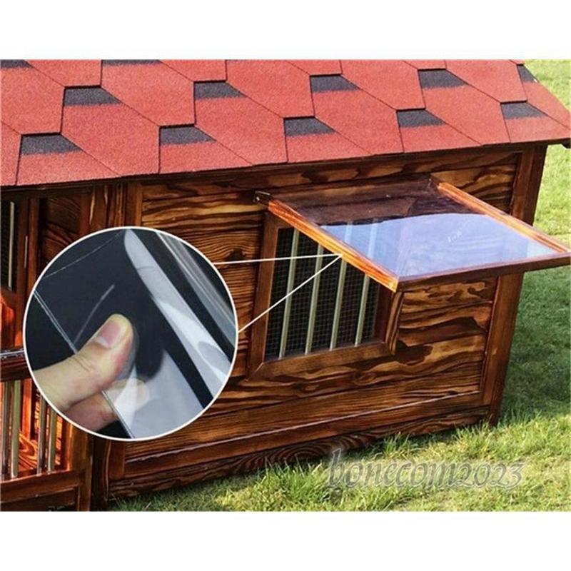 ★レア物 新品未開封 豪華犬別荘 庭付き ペットハウス 家庭用 犬小屋 窓2点窓1点 網戸 ドア付き 犬舎 外飼い 炭化板 木製 飼育ケージ 簡単組立 丈夫 室外 野外 通気性 防水 防腐 【FKP1250592841】(43791円)