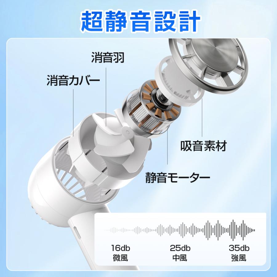 新品未使用 冷却プレート付ハンディファン 風速10m/s 最大30H連続使用 26℃瞬間冷却」ハンディファン 冷却プレート付 Max10時間連続 扇風機