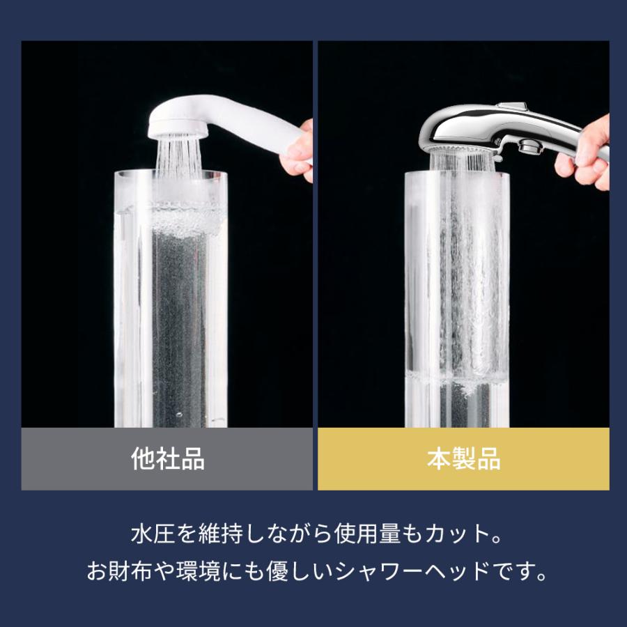 HQQ 「クーポンで2682円」シャワーヘッド 増圧 最大90％節水 手元止水