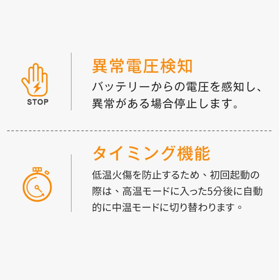 【モバイルバッテリー付き】電熱ベスト MJ06 9枚ヒーター付  電熱ジャケット 加熱ベスト 前後9箇所加熱 3段階調温 丸洗い 防寒対策 作業服 男女兼用 屋外作業 | ブランド登録なし | 11