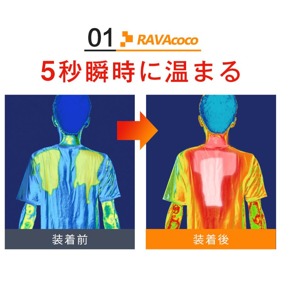 【モバイルバッテリー付き】電熱ベスト MJ06 9枚ヒーター付  電熱ジャケット 加熱ベスト 前後9箇所加熱 3段階調温 丸洗い 防寒対策 作業服 男女兼用 屋外作業 | ブランド登録なし | 04