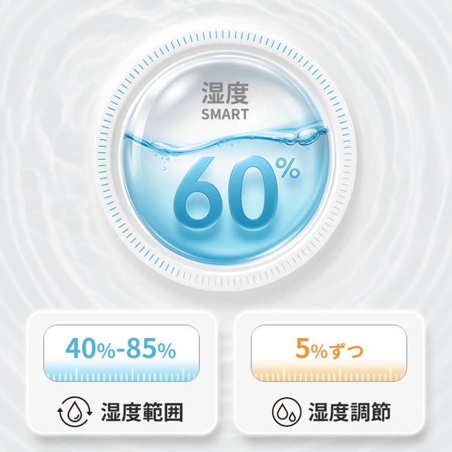 Troston 加湿器 Evana AI 気化式 AI自動制御 除菌フィルター搭載