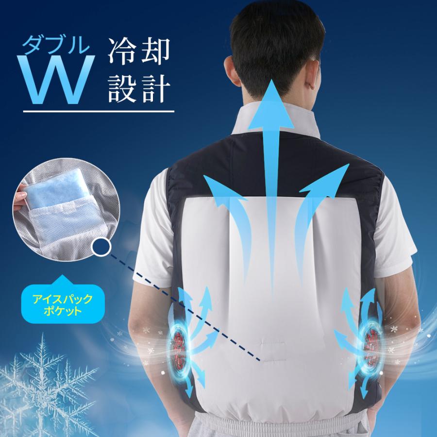 TAKUYO 空調ウェア AXCS18 体感温度-25℃ 冷却服 フルセット UV