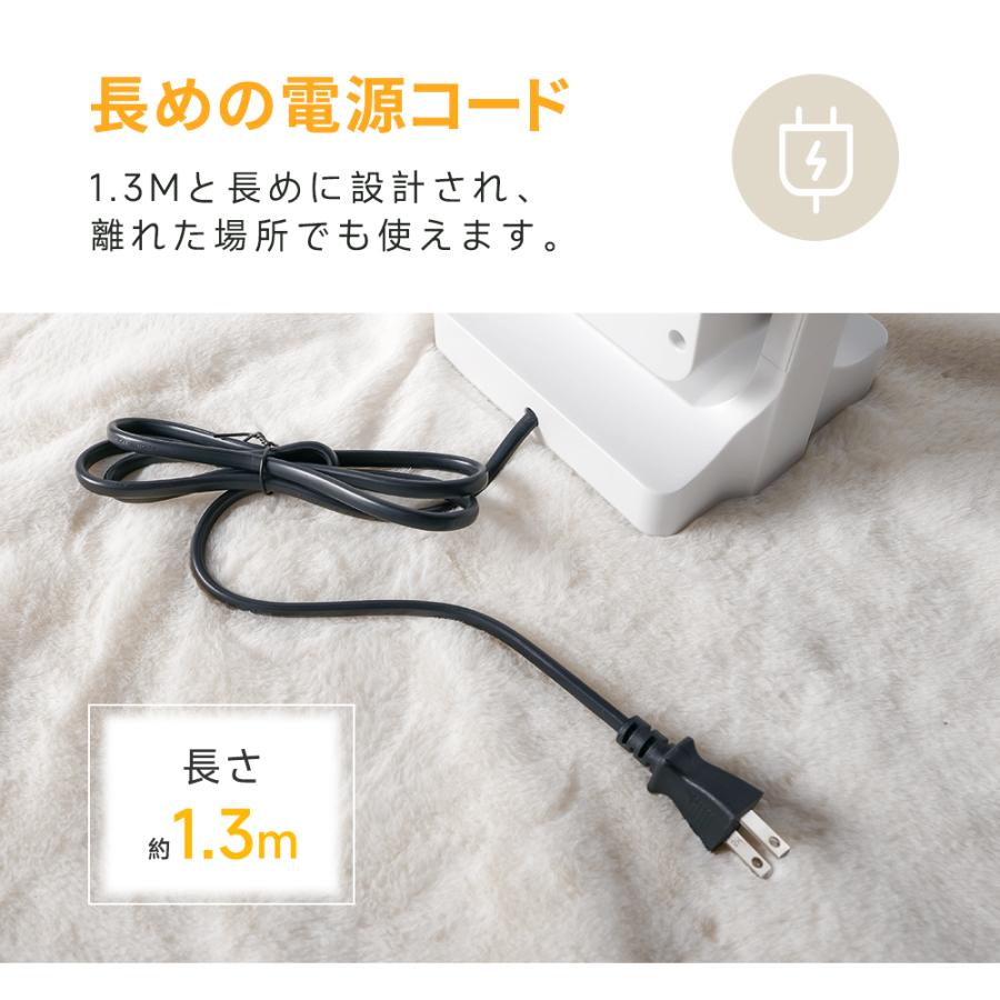 セラミックファンヒーター 暖風機 2秒速暖 1300W マイナスイオン 風量3段階調節可能 転倒時自動OFF 冬卓上ヒーター 電気ヒーター 静音設計  寝室/客室/オフィス | Troston | 18