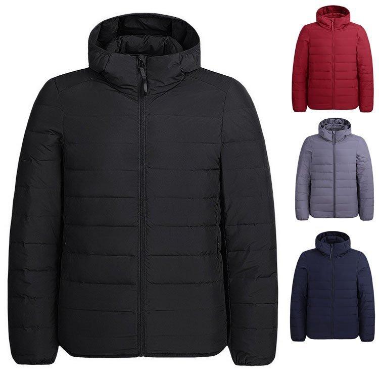 ダウンジャケット メンズ コート ダウンコート 長袖 冬服 防寒 アウトドア ショット丈アウター フード付き 人気 通勤 ビジネスコート 軽量ジャケット 40代50代 Tucaihfvmv コート アウター Dive Sozopol Com