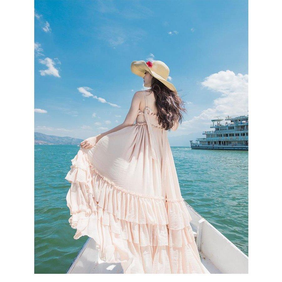 激安 マキシワンピ シルエット肩紐調節可能リボンデザインマキシ丈マキシワンピースが マキシワンピース マキシ丈 ワンピ レース キャミ ふんわり ワンピース サイズ S Www We Job Com