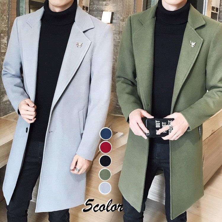 チェスターコート メンズ コート ダッフルコート メルトン ロングコート 通勤 ビジネスコート アウトドア アウター 長袖 冬