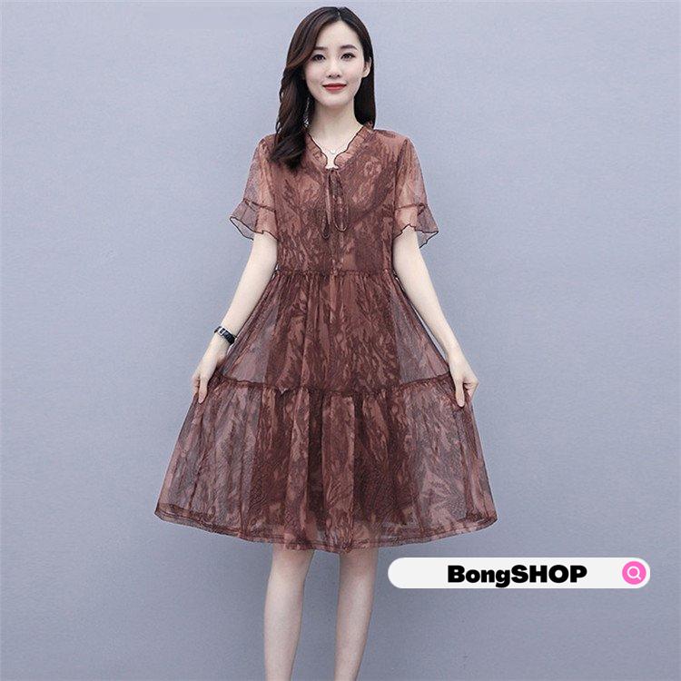 ワンピース レディース 40代 代 夏 半袖 きれいめ 上品 花柄ワンピース Vネック Aライン 大きいサイズ パーティードレス おしゃれ 韓国風 着痩せ 通勤 新品 今季ブランド