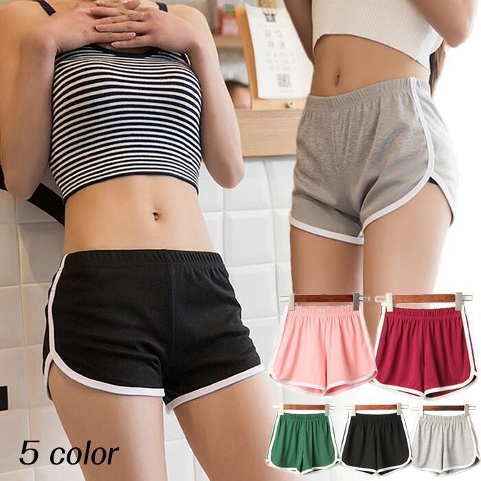 ショートパンツ スウェットショートパンツ スウェットパンツ ヨガパンツ ハーフパンツ 短パン 半パン リラックス パンツ 運動 スポーティー ルームウェア 部屋着