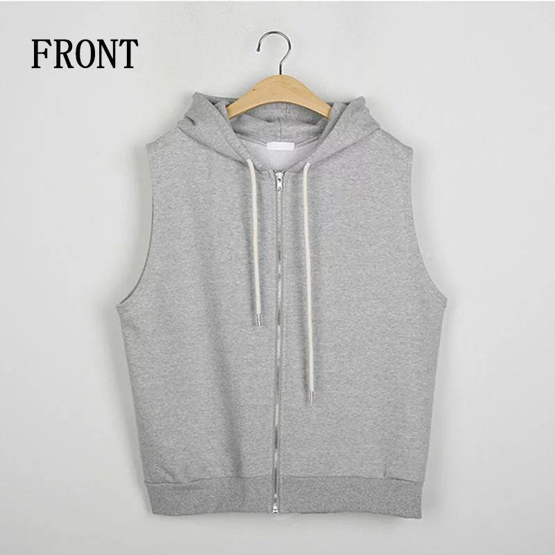 ベスト ベスト パーカー レディース 春 前開き トップス フード付き ジップアップ パーカーベスト ノースリーブ ゆったり カットソーベスト 重ね着 レイヤード M Bongshop 通販 Yahoo ショッピング