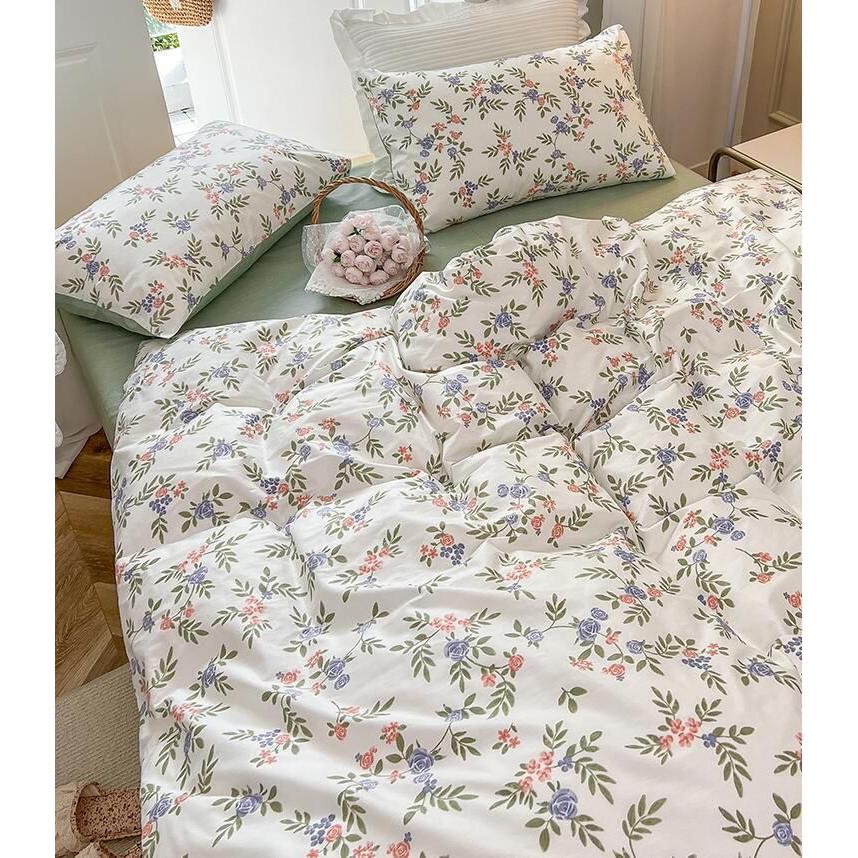 掛け布団カバーセット 小花 柄 ベッド カバー 布団 寝具 寝具カバー