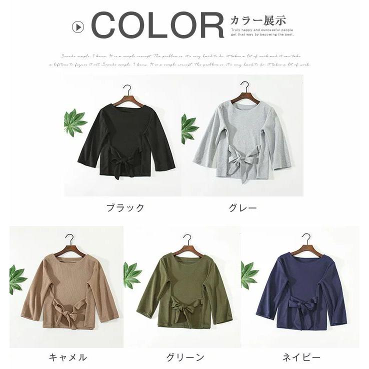 チュニック 大人可愛い 長袖 カットソー ブラウス レディース 長袖 大きいサイズ Tシャツ チェック リボン 春 秋 冬 トップス ゆったり レース カジュアル キレ｜bongsup｜19