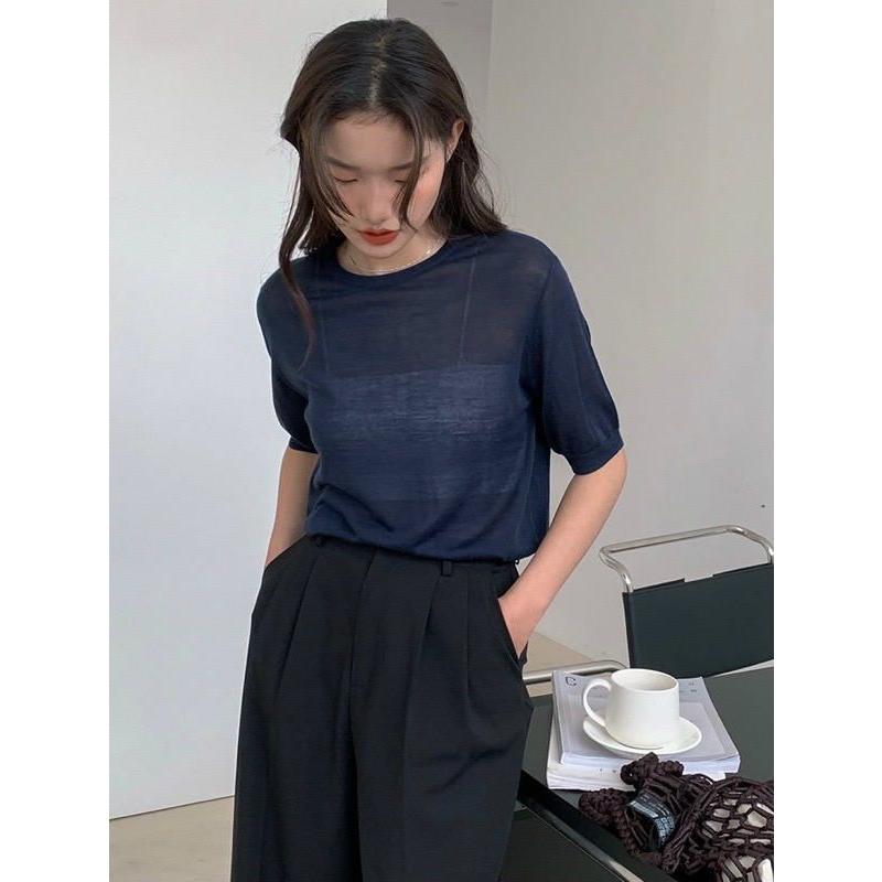 Tシャツ レディース トップス 半袖 Tシャツ クルーネック 定番 無地 春夏 カジュアル シアーシャツ 透け感キュート 大人可愛い ラフスタイル お出かけ デート Fidle38h2k トップス Www Velver Hu