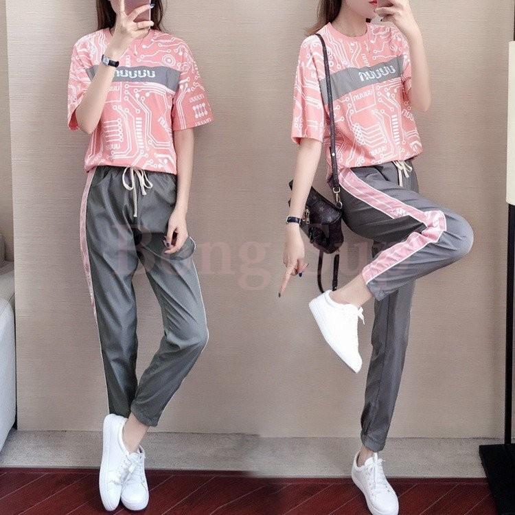 スウェット セットアップ レディース ジャージ スポーツウェア 上下セット 薄手 ルームウェア パンツセット リラックス スポーツ 30代40代50代 大きいサイズ Y Bongshop 通販 Yahoo ショッピング
