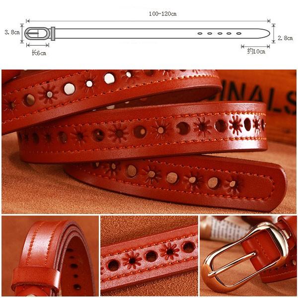 ベルト レディース レザーベルト 細ベルト 女性用 カジュアル カラーベルト 本革 牛革 夏 リクルート 就職 就活 Ali L Belt05 Bonheurire 通販 Yahoo ショッピング