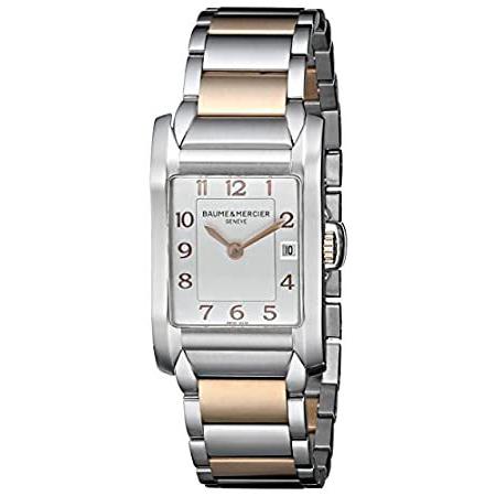 【超安い】  & Baume Mercier 腕時計 ステンレススチール ツートーン ハンプトン BMMOA10108 レディース 腕時計