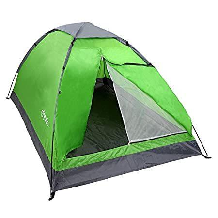 定番の中古商品 キャンプ 2人用 軽量 アップグレード Yodo バックパッキングテント グリーン キャリーバッグ付き その他テント