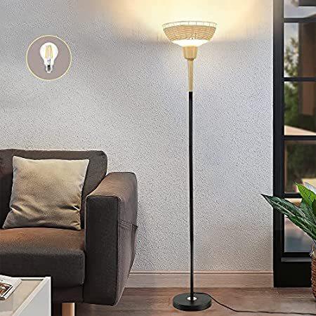 ブランド品専門の Torchiere LED Sky Depuley Standing with Light Pole Tall inch 69 Lamp, Floor ペンダントライト