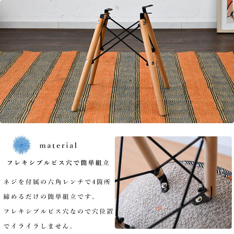 ホワイト円形テーブル パッチワーク 椅子 セットで！ 宝塚市発