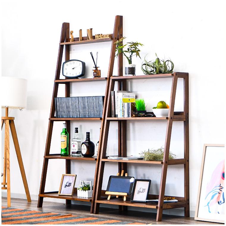 オープンラック ラダーシェルフ ラダー 収納 梯子 はしご 壁面収納