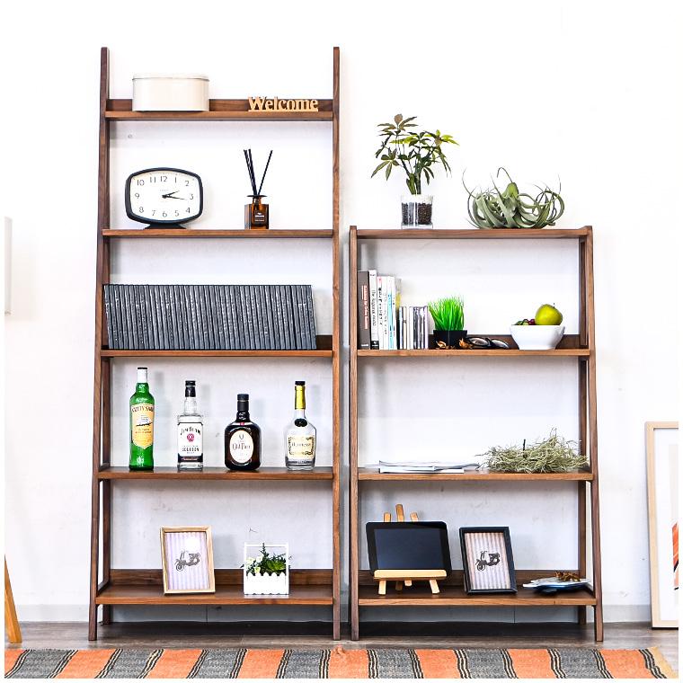 オープンラック ラダーシェルフ ラダー 収納 梯子 はしご 壁面収納