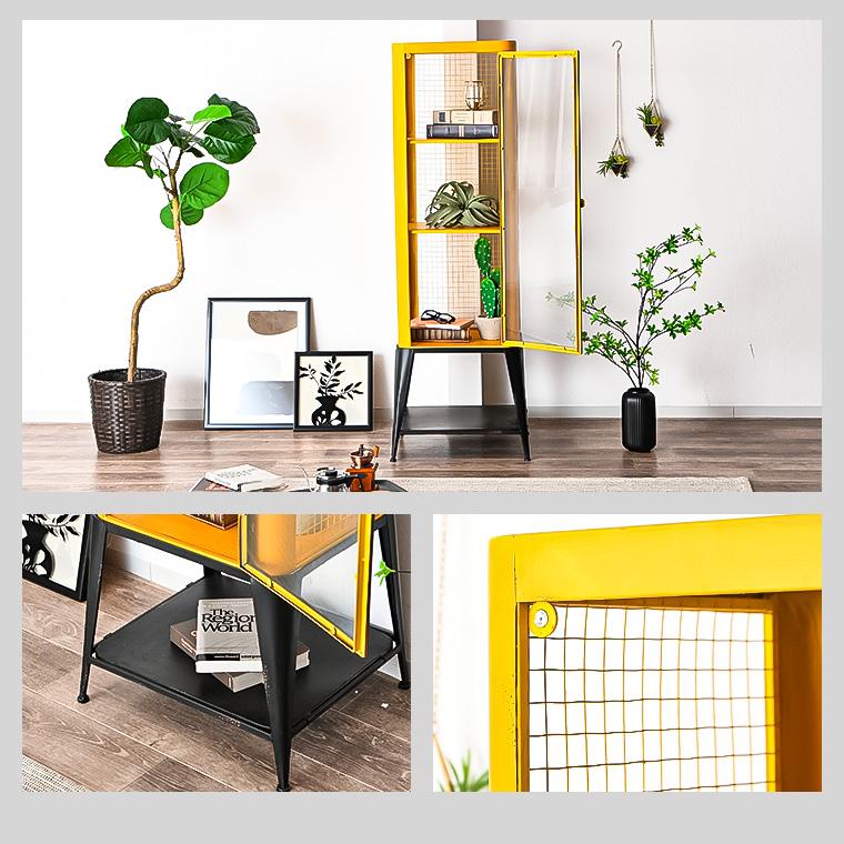 キャビネット ダメージ風 書棚 レトロ アメリカンビンテージ