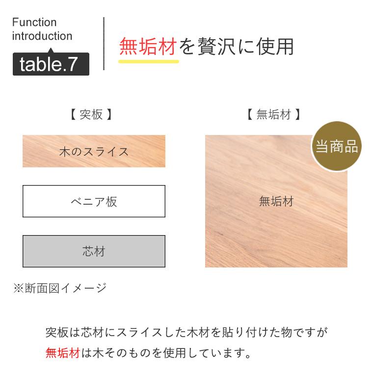 ダイニングテーブル 天然木 4人掛け 180cm テーブル 単品 テーブルのみ 無垢 木製 長方形 4人 四人掛け おしゃれ